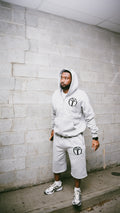 "GET.N.THERE®"  Distressed Fleece Short Set