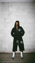 "GET.N.THERE®"  Distressed Fleece Short Set
